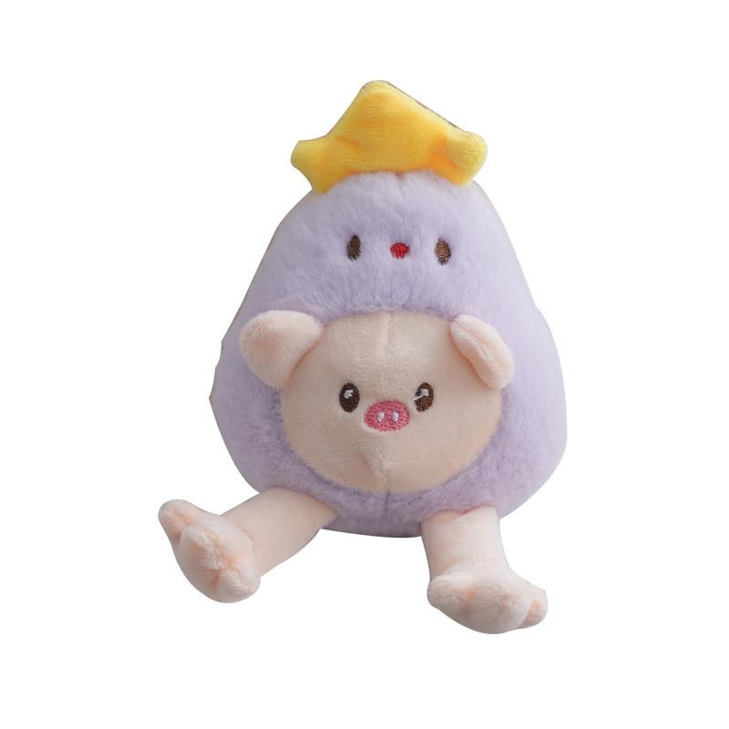 Adorable Plush Wedding Toss Doll Soft Toy For Children Comforting Gift In Purple Green Pink And White