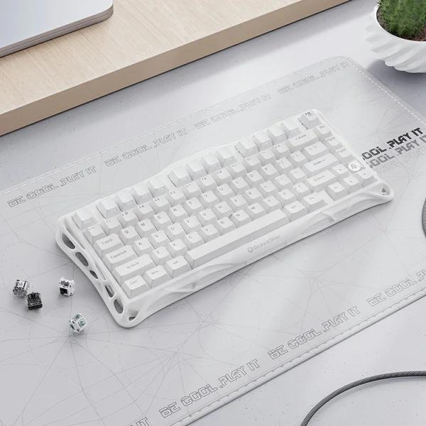 GravaStar Mercury K1Lite RGB Mechanical Keyboard Hot Swappable Gaming Keyboard Linear Switches RGB Wireless Gaming Keyboard
