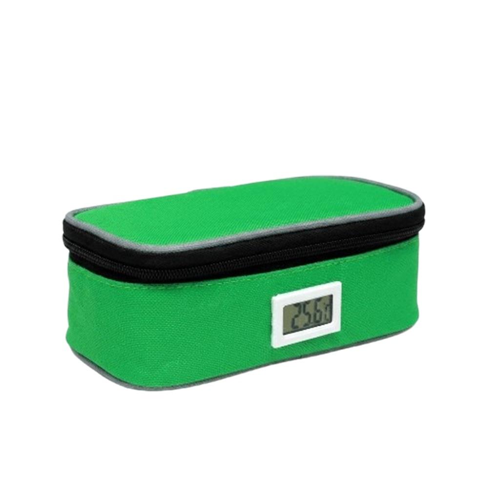 

Wear-resistant Insulin Cooling Bag Waterproof Medicine Storage Case Insulin Pens Storage зелёный