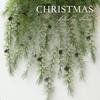 Hanging Greenery Plastic Vine Basket Christmas Holiday Home Gift Decoration