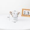 Small Retro Distressed Whitewashed Tin Flower Pot for Tabletop or Balcony Decor, Ideal for Succulents and Iron Lettering