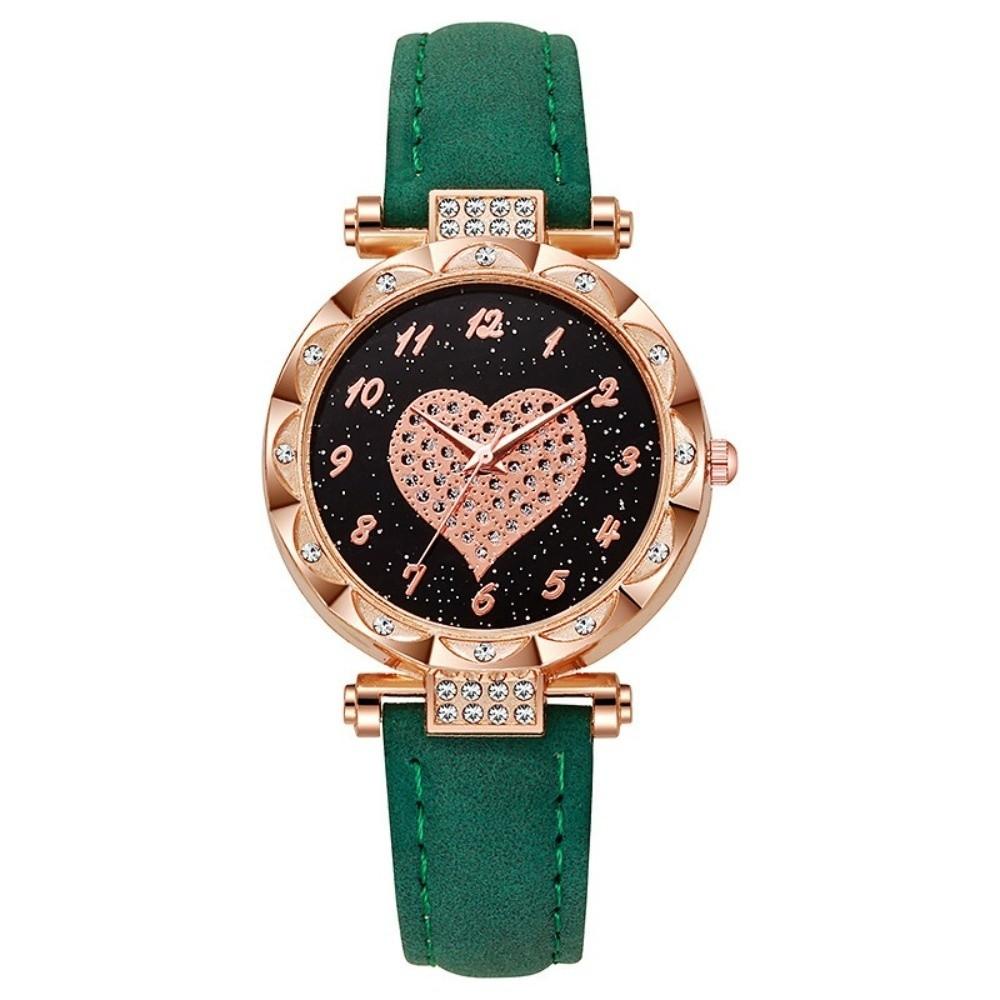 Casual Electronic Watch Leather Strap Wrist Watches Fashion Quartz Wristwatches Women