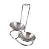 Vertical Soup Ladle Holder Spoon Rest Stainless Steel Easy Access Cooking Utensils Stand for Kitchen Cookware Hot Pot
