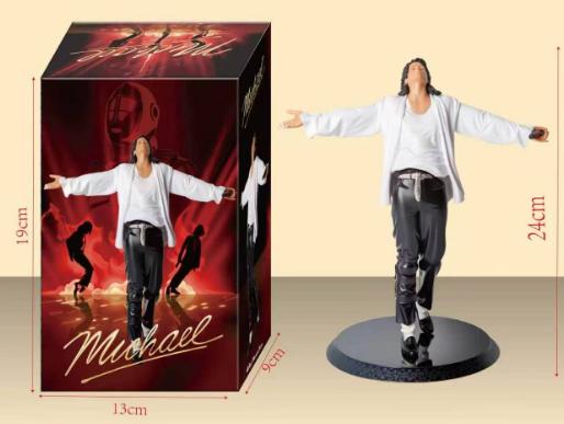 Michael Jackson Smooth Criminal Moonwalk Action Figure Model Toys with box