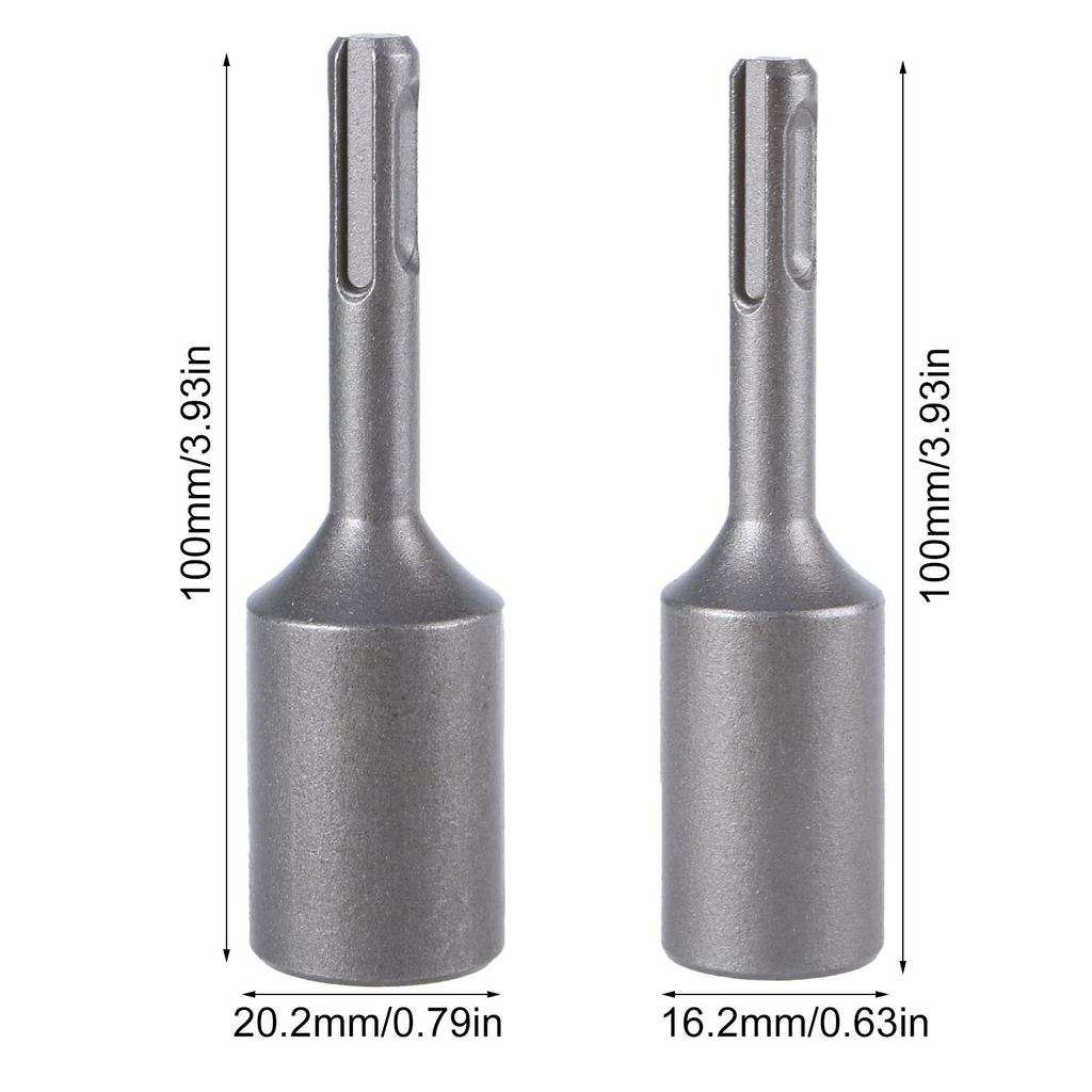 Plus Ground Rod Driver Adapter For Rod Industrial Steel Tool For Plus Hammer Drills Wear Resistant