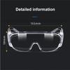 1611HC Skyddsglasögon Äkta Säkerhetsskyddsglasögon Stötsäkra Repskyddande Platta Ljusglasögon