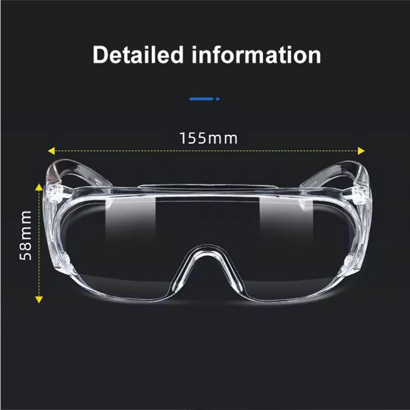 1611HC Protective Glasses Genuine Security Safety Glasses Anti-Shock Anti-Scratch Flat Light Goggles