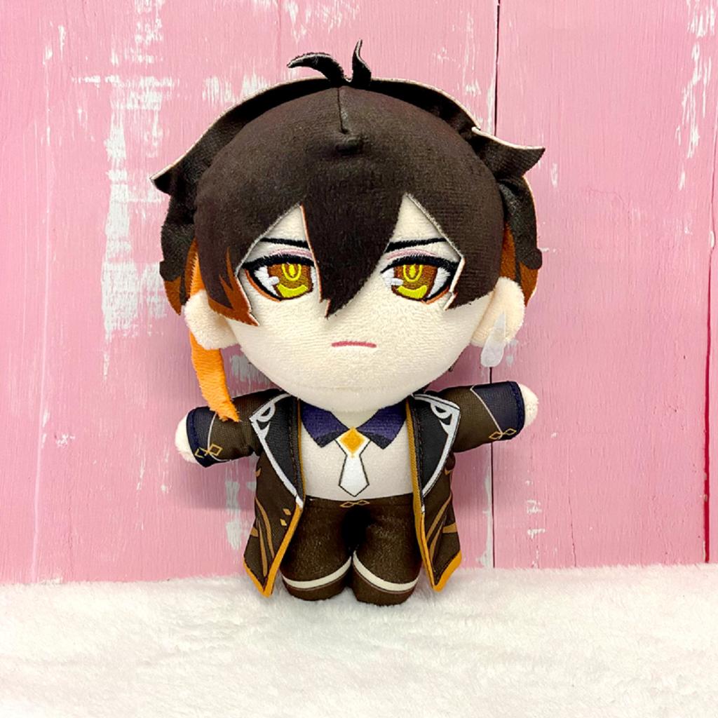 Genshin Impact Plush Dolls Wriothesley Furina Lyney Kaveh Neuvillette Kinich Citlali Kazuha Albedo Tighnari Anime Stuffed Toys