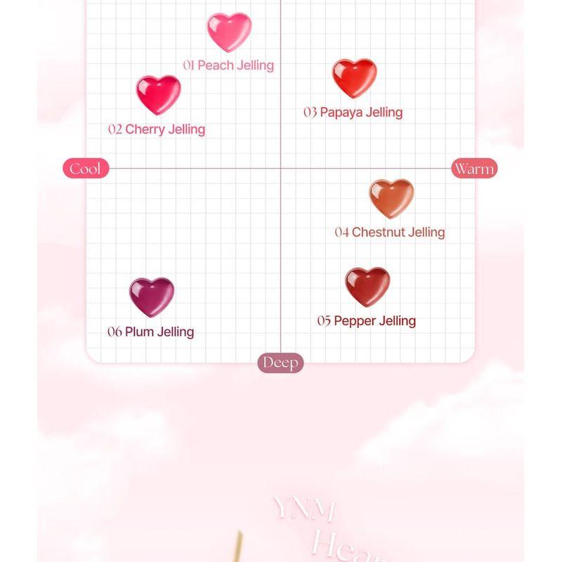 YNM Heart Jelling Tint - 6 Colors