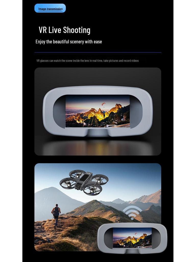 X226VR Dual Image Transmission Racing Drone with Brushless Motor and HD Aerial Photography