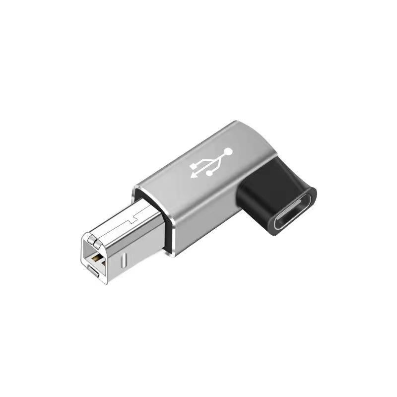Adaptér samice Type-C na samce USB-B USB 2.0 Adaptér pro tiskárnu pro tiskárnu Klaviatura Faxový přístroj Skenner MIDI rozhraní