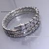 Seiko 18K Gold & Diamond Snake Bracelet: Women's 925 Sterling Silver, Double Circle, Mother-of-Pearl Inlay.