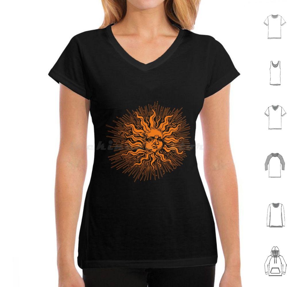 Sun T Shirt Cotton Men Women DIY Print Sun Solar Pagan Summer Wicker Man Summerisle Midsummer Magic Folklore Mild Peril