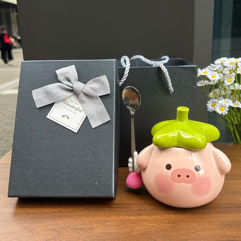 Christmas Gift for Girls Christmas Cup Small Gift for Best Friend Girlfriend Practical Water Cup Creative Gift Box Mug