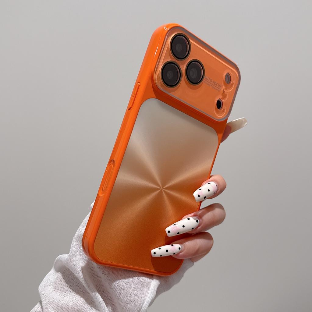 The New High-value Gradual Change of Contrasting Color CD Pattern Is Suitable for iPhone17promax Mobile Phone Case 16pro All-inclusive 14/15