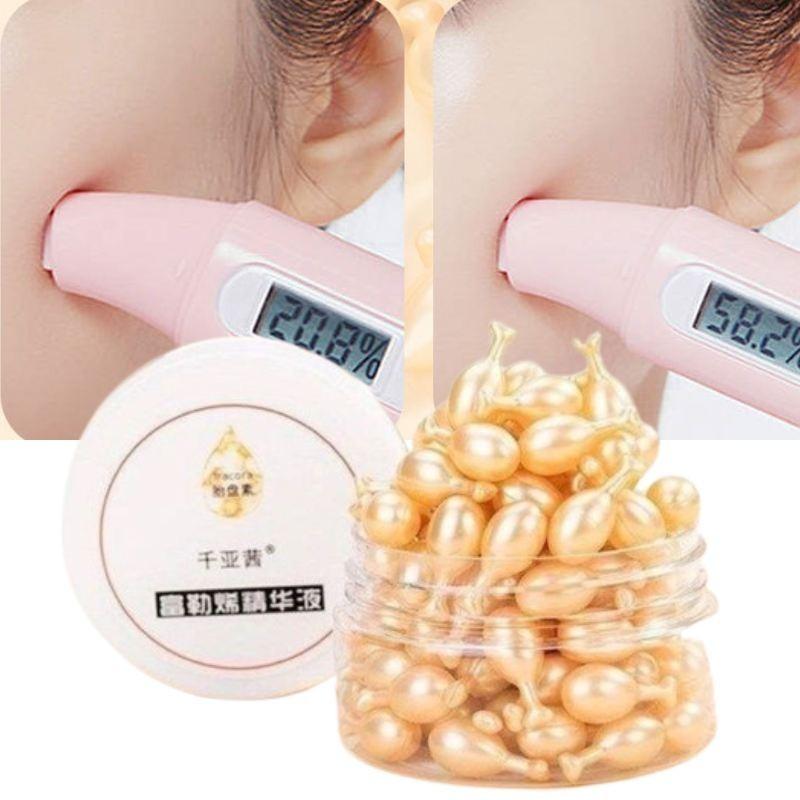 Fullerenes Placenta Essence Capsules For Deep Hydration And Skin Brightening