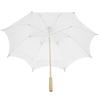Lace Umbrella Wedding Bridal Parasol Umbrella for Photography Props Wedding SuppliesL White