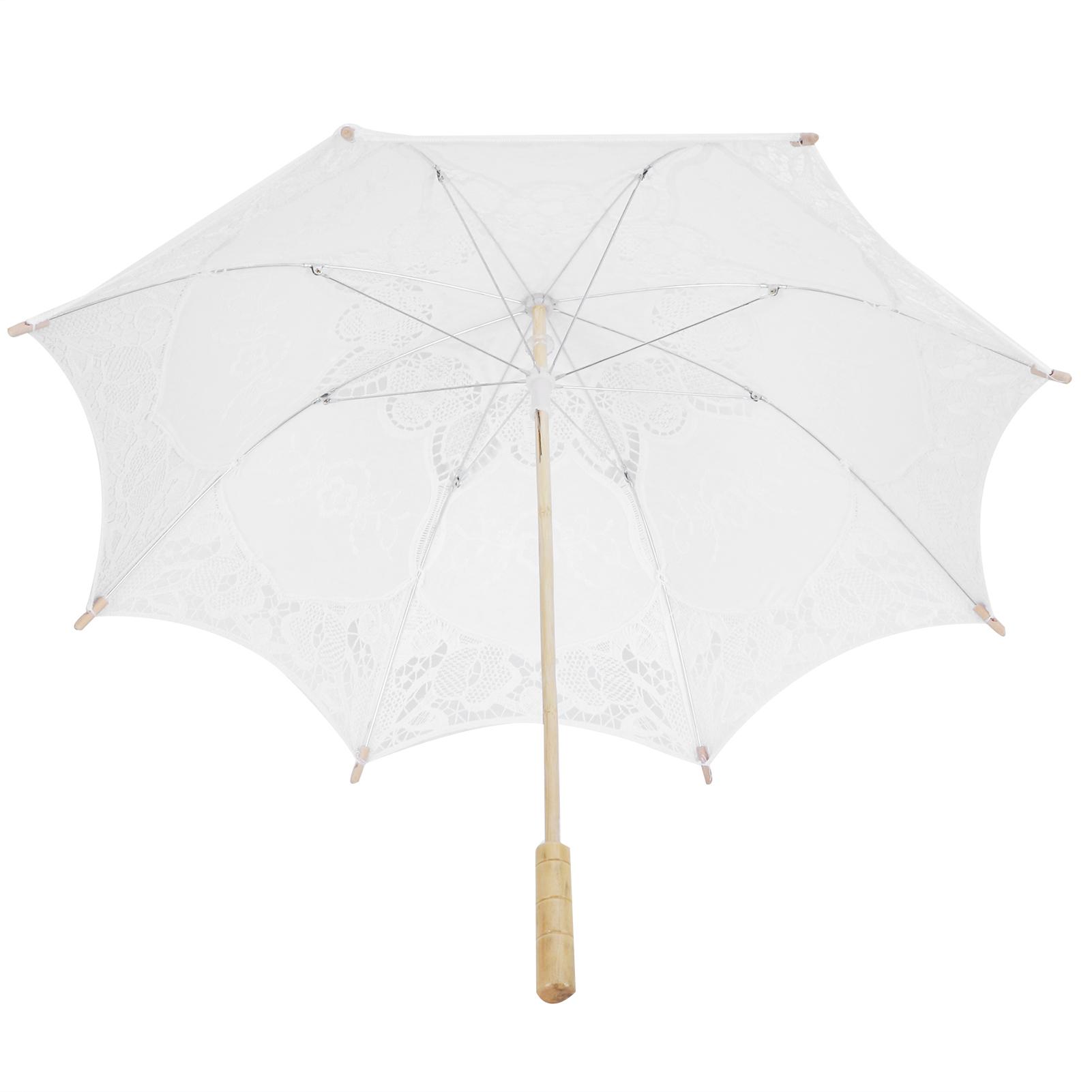 

Кружевной зонт Свадебный зонт-парасоль для фотосессии Свадебные принадлежностиL Белый белый