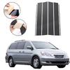 6ks Sloupky do auta pro Honda Odyssey 2005 2006 2007 2008-2010 Lesklé černé Nálepky na lemování oken dveří Dekorativní doplňky