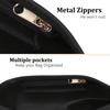 Bolsa de inserción de fieltro para bolso, bolsa con forro, bolsa de maquillaje de tela de fieltro, soporte de viaje, organizador de bolso portátil