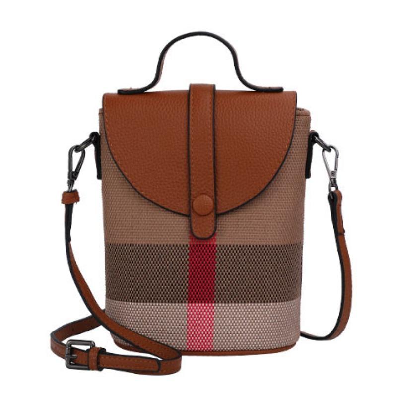 Crossbody Bag Trendy New Mini Bag High-end and Fashionable Mobile Phone Bag Plaid Bag