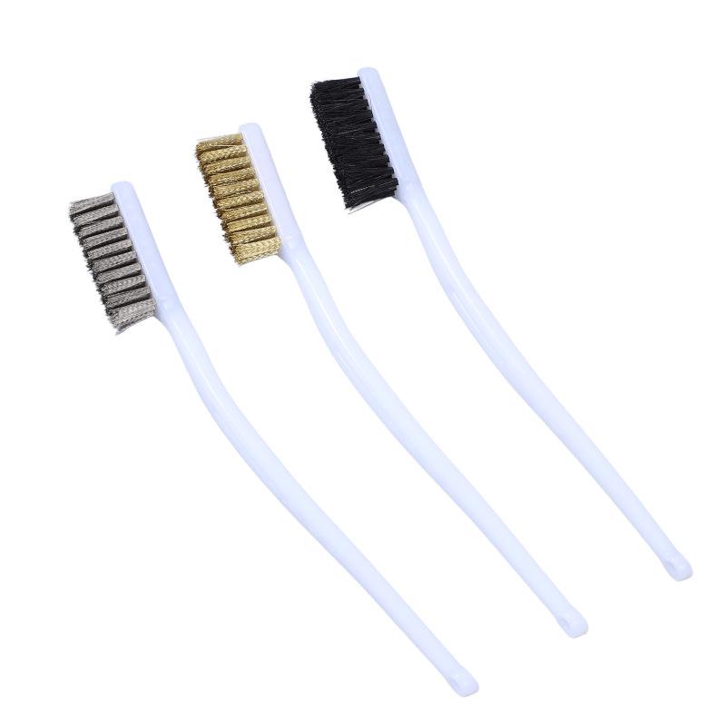 Industrial Stainless Steel Rust Removal & Polishing Brush for Toothbrush Gaps & Gas Stoves.