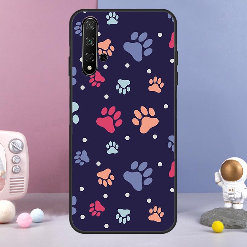 

Собачья лапа Цветной узор Для Huawei Nova 5T 9 10 SE 7i 8i 11i 12i Y60 Y61 Y70 Y72 Y73 Y90 Y91 P20 P30 P40 Lite Чехол Huawei Nova 5T