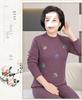 Women's Thermal Set for Elderly: Winter Two-Piece, Warm Velvet-Enhanced Underwear, Thickened Autumn Pants & Top.