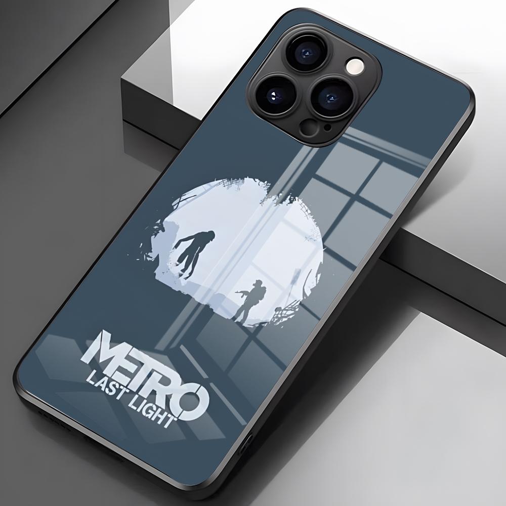 Metro 2033 Phone Case For IPhone 17 Pro Max 16 15 14 Pro Max 13 11 X Xs Xr 8 7Plus Glass Cover