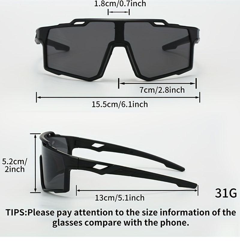 Oversized Cycling Glasses for Men Bicycle Windproof Colorful Coating Sunglasses Outdoor Sports Motorcyc