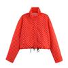 European and American style, wholesale women's clothing fashion versatile temperament casual design nine-color hair polka dot set
