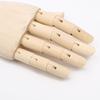 Right Left Wooden Hand Model Sketching Drawing Jointed Movable Fingers Mannequin