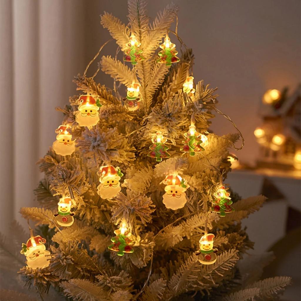 1 Stück Weihnachtsaußenlichter mit Weihnachtsmann Schneemann Weihnachtsbaum Batteriebetrieben für Zuhause Schlafzimmer Party Hochzeit Weihnachtsdeko