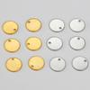 40-100 stuks Goud 8-15mm Roestvrij Staal Lege Stempel Hondenhanger Bedels Stempel Lege Hangers DIY Armband Bedel Sieradenonderdeel