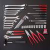 TONE TSA3331 Tool Set, 9.5mm (3/8") Drive, Red, 61 Pieces