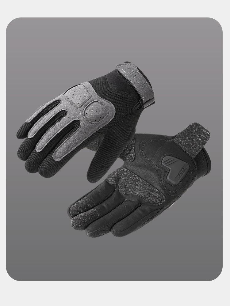Unisex Summer Motorcycle Gloves - Non-slip, Thin, Wear-resistant, Full Finger, Sunscreen for Riding & Biking