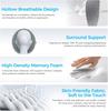Ergonomics Lying Down Pillow Memory Foam Breathable Head Support Pillow Snap Body Massage Face Rest Pillow for Beauty Salon