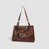 Simple Retro High-End Large Capacity Commuter Bag Fashionable Student Versatile Tote Bag Single Shoulder Crossbody Bag