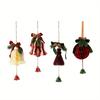 1Pc Christmas Honeycomb Bell Pendant Crafts Christmas Tree Decoration, Suitable for Outdoor Courtyard Festival Ceremony Decoration