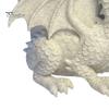 Dragon Desk Planter 3D Printed Planter, Creative Flower Pot with Storage, Artistic Three-dimensional Sculpture Figurine Decor for Home Office, Unique