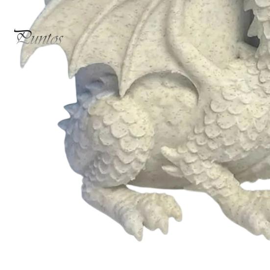 Dragon Desk Planter 3D Printed Planter, Creative Flower Pot with Storage, Artistic Three-dimensional Sculpture Figurine Decor for Home Office, Unique