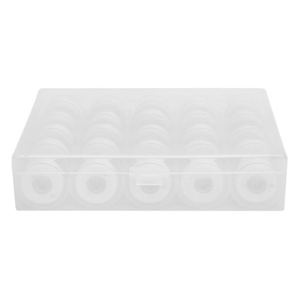 25pcs Soft Feel Prewound Bobbins Polyester Sewing Bobbins Embroidery Bobbins For Sewing Machines