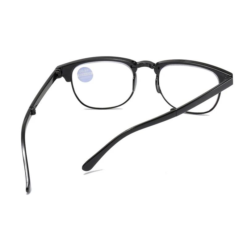 TR90 Foldable Reading Spectacles Unisex Blue Light Blocking Presbyopia Eyeglasses Folding Portable Far Sight Eyewear +1.0 To +4.0