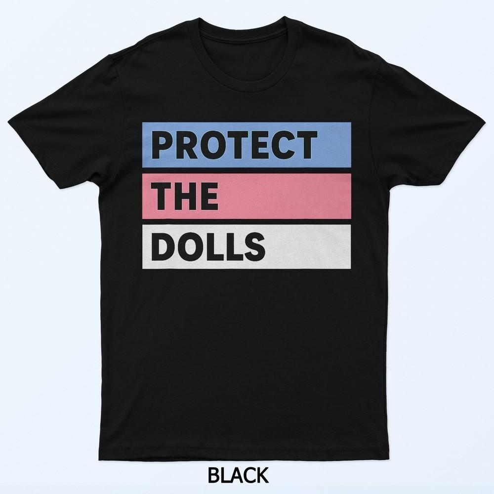 Protect the Dolls Trans Pride Flag Solidarity T-Shirt