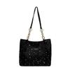 Trendy fashion bag temperament versatile large capacity shoulder bag new casual simple commuter armpit bag