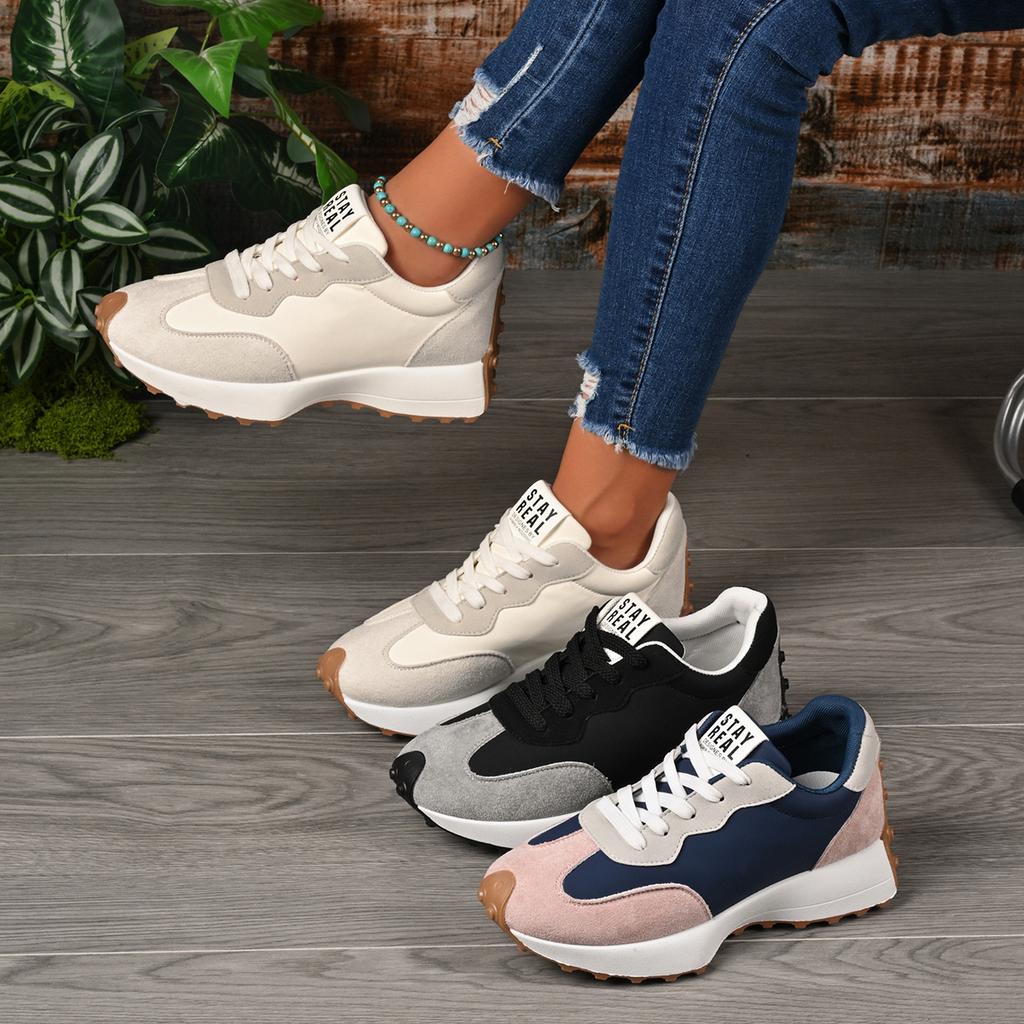 New Women Causal Sneakers Summer Fashion Shoes Woman Breathable Lace Up Sports Shoes Women Platform Walking Designer Sneakers