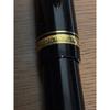 Used PILOT ballpoint pen, black, gold clip