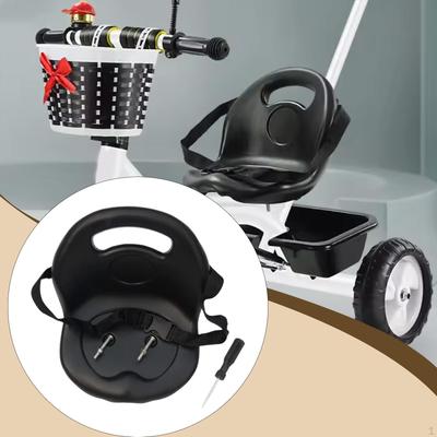 Kids Tricycle Seat Lightweight Comfortable High Back Fashion Backrest Saddle