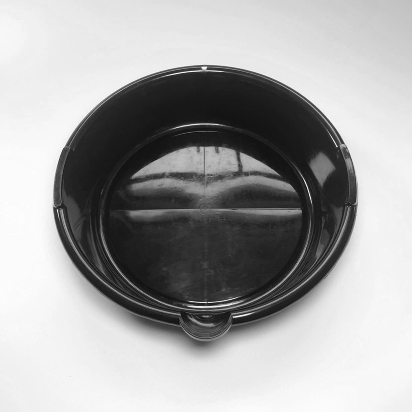 

Контейнер для слива масла 6,5 л, поддон для замены автомобильного масла, приемный поддон, защита от брызг, герметичный масляный поддон, авторемонтный поддон для мастерской