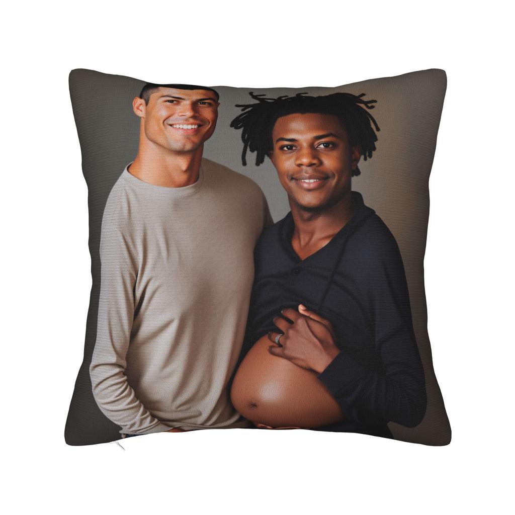 Ishowspeed Extra Meme Pillow Case Retro Trendy Pillow Cover Soft Pillowcases For Sofa Car Home Decor